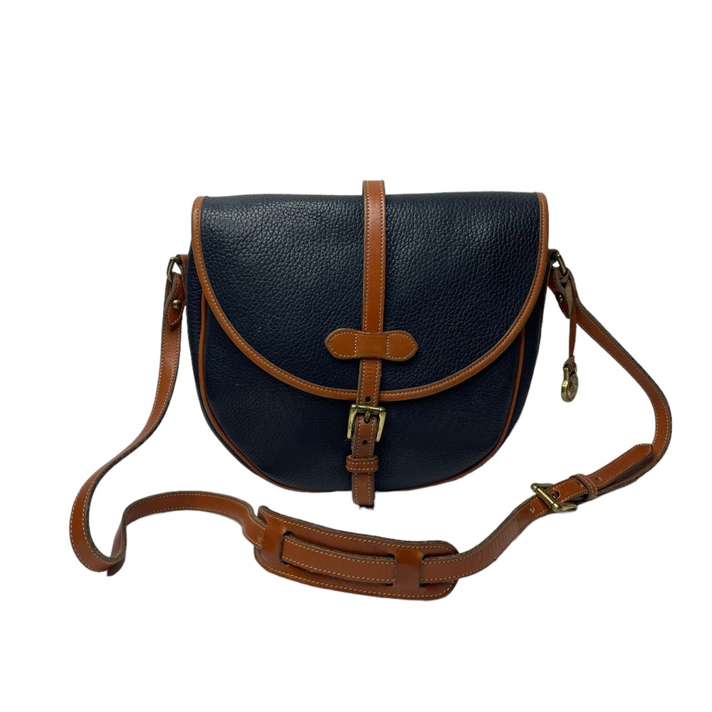 Dooney & Bourke | Vintage Large Overland Crossbody Bag Navy Blue
